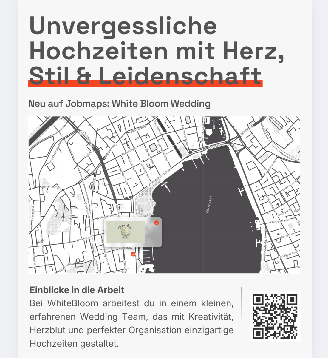 Jobmaps KMU Tool mit Social Media Beiträge für Reichweite