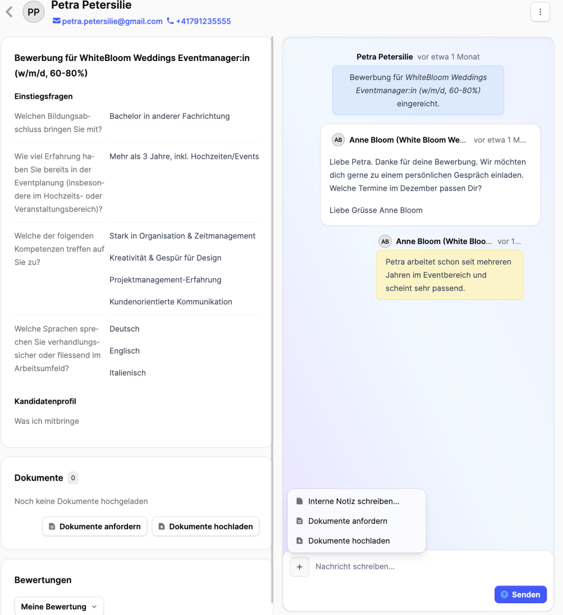 Jobmaps KMU Tool - Kommunikation im Team für paralleles Arbeiten