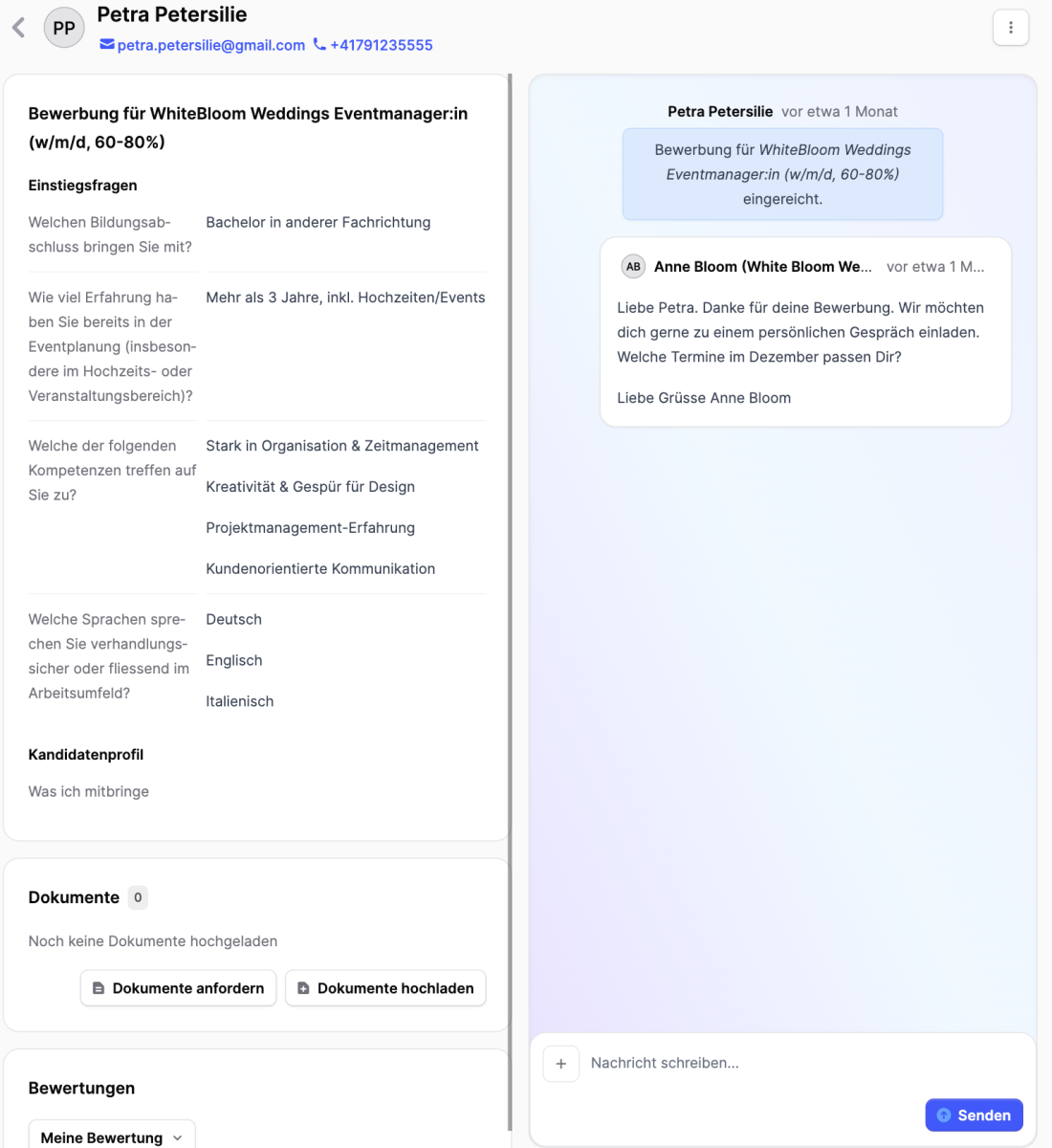 Jobmaps Free - Direkte Kommunikation mit Messenger