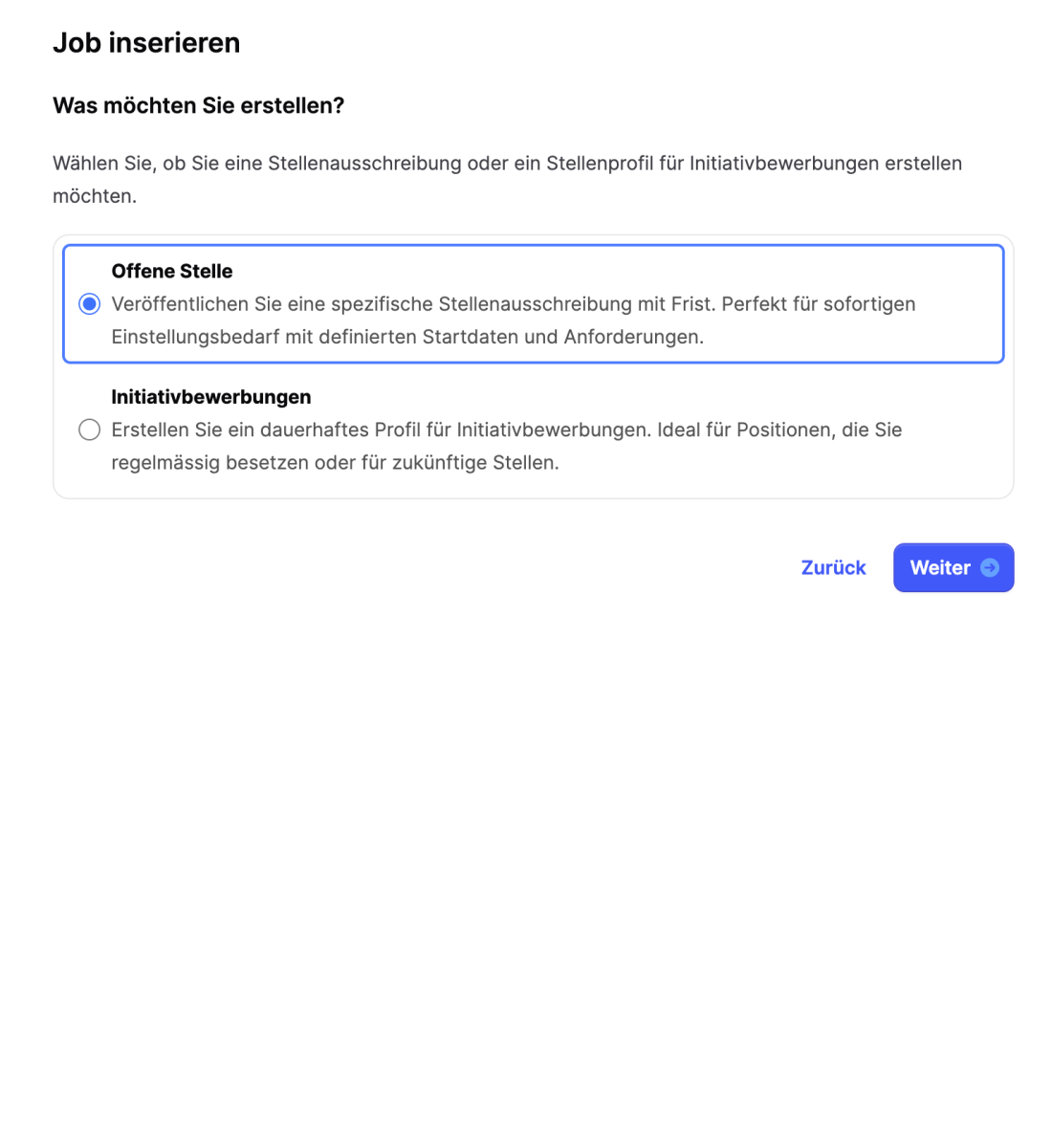 Jobmaps Free - Job inserieren mit offener Stelle oder Initiativbewerbungen