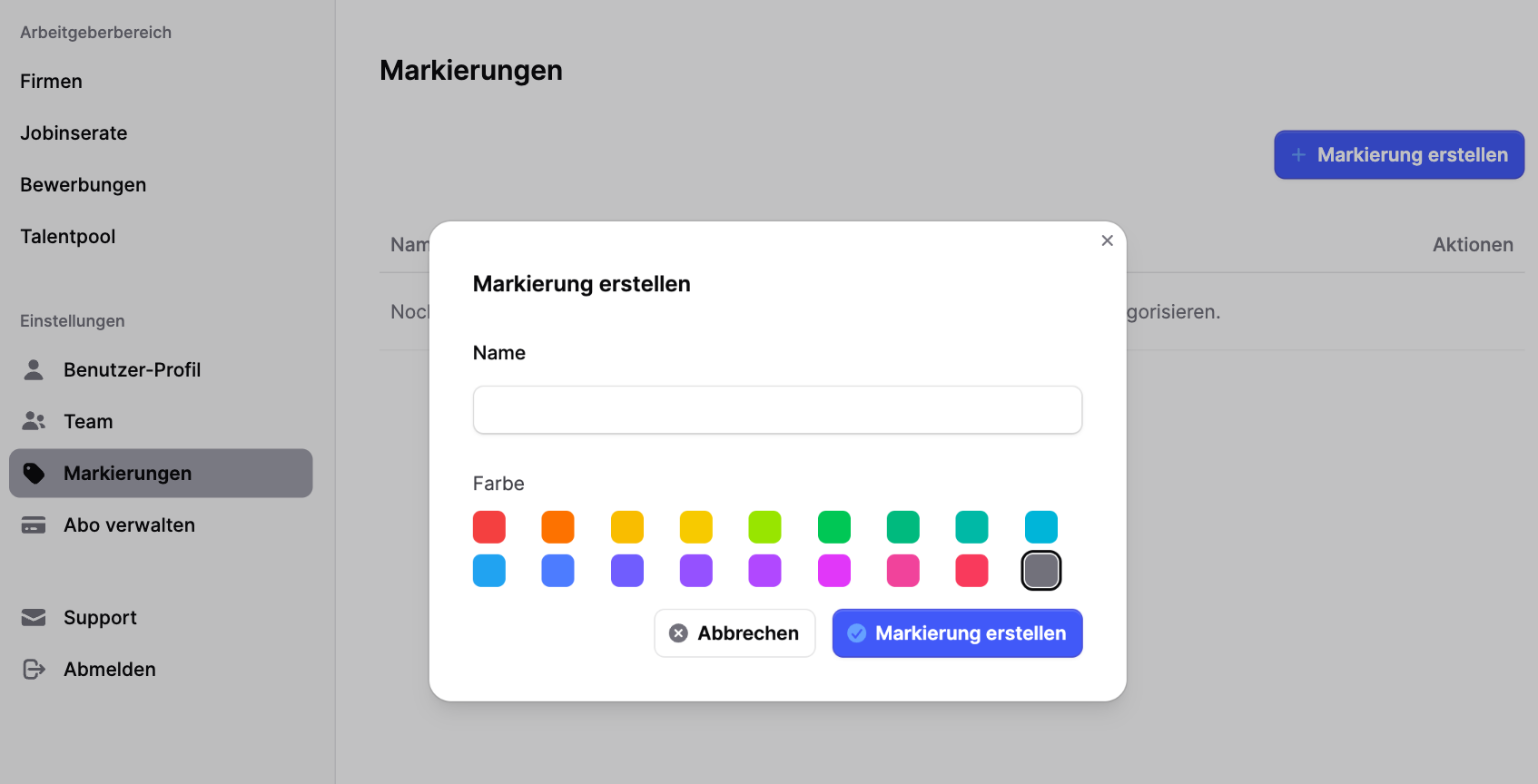 Create labels