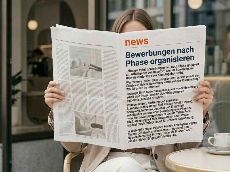 Bewerbungen nach Phase organisieren