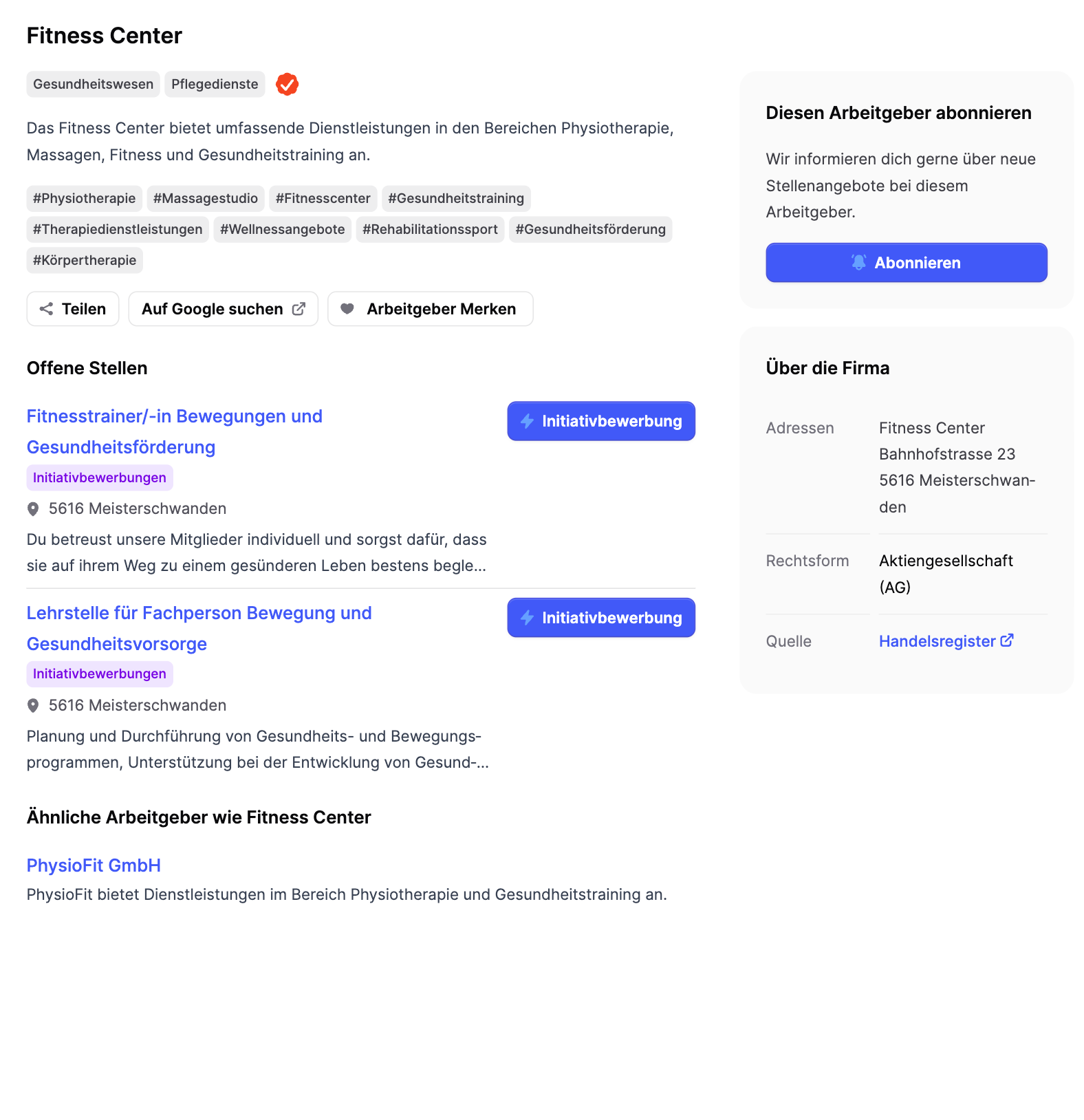 Themen-Insights: Jobmaps Initiativbewerbung Sichtbar auch ohne offene Stelle