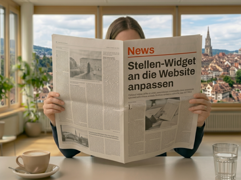 Stellen-Widget an die Website anpassen
