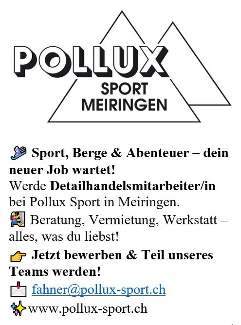 Detailhandelsmitarbeiter/in Sport